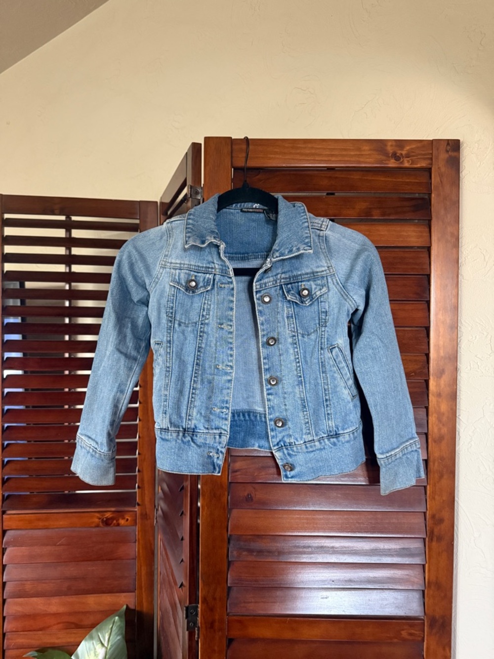 Light Blue Kids' Denim Jean Jacket - Classic Style